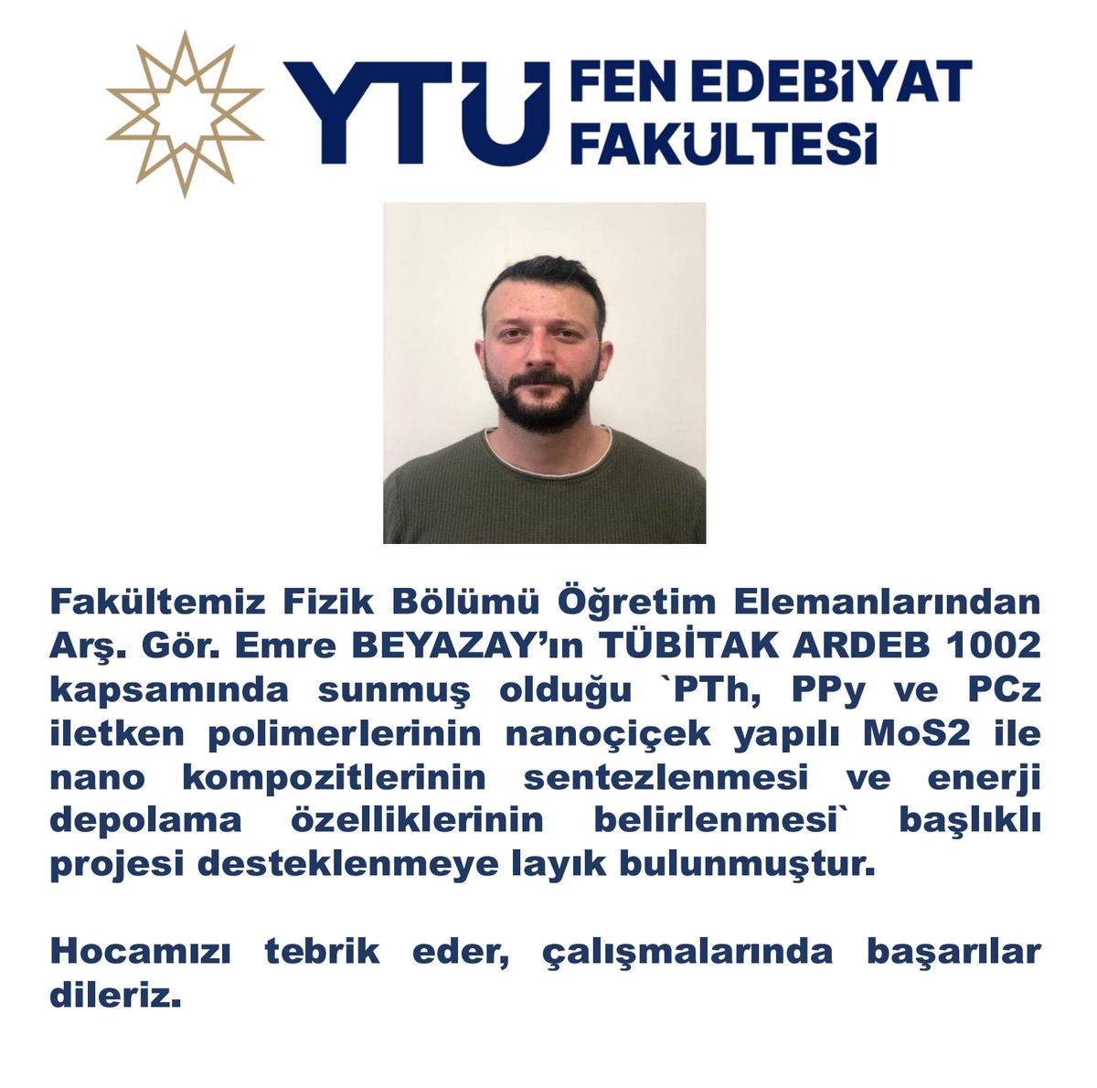 YTÜ Fen-Edebiyat Fakültesi (@ytufedfkl) on Twitter photo 