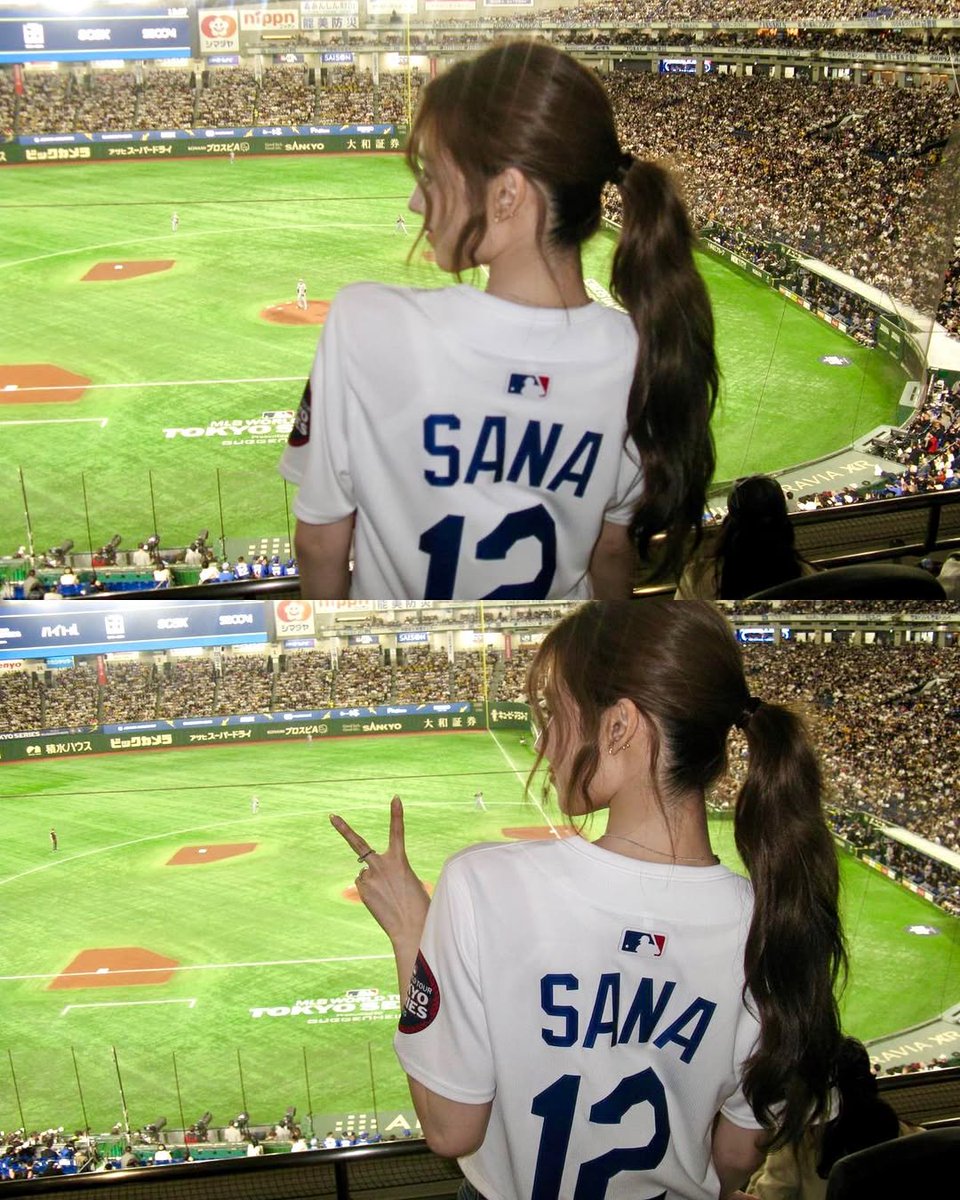 oncetwicebra's tweet photo. Atualização do Instagram da https://t.co/VFqjhJ8f9B__sana. (1/2)

"🧢MLB x MSM⚾️"

#TWICE #트와이스 @JYPETWICE https://t.co/h0NKrOuZOb