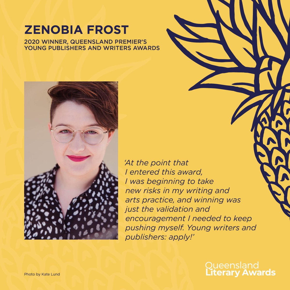 Queensland Literary Awards (@qldlitawards) on Twitter photo Please share! Consider nominating for the 2025 Qld Premierโs Young Publisher and Writers Award.
2 awards of $12,000 plus career development support to the value of $3,000 each. Noms close 22 April ow.ly/kIbr50Vexir
<a href="/QldGov/">Queensland Government</a> <a href="/artsqueensland/">Arts Queensland</a> Please share! Consider nominating for the 2025 Qld Premierโs Young Publisher and Writers Award.
2 awards of $12,000 plus career development support to the value of $3,000 each. Noms close 22 April ow.ly/kIbr50Vexir
<a href="/QldGov/">Queensland Government</a> <a href="/artsqueensland/">Arts Queensland</a>