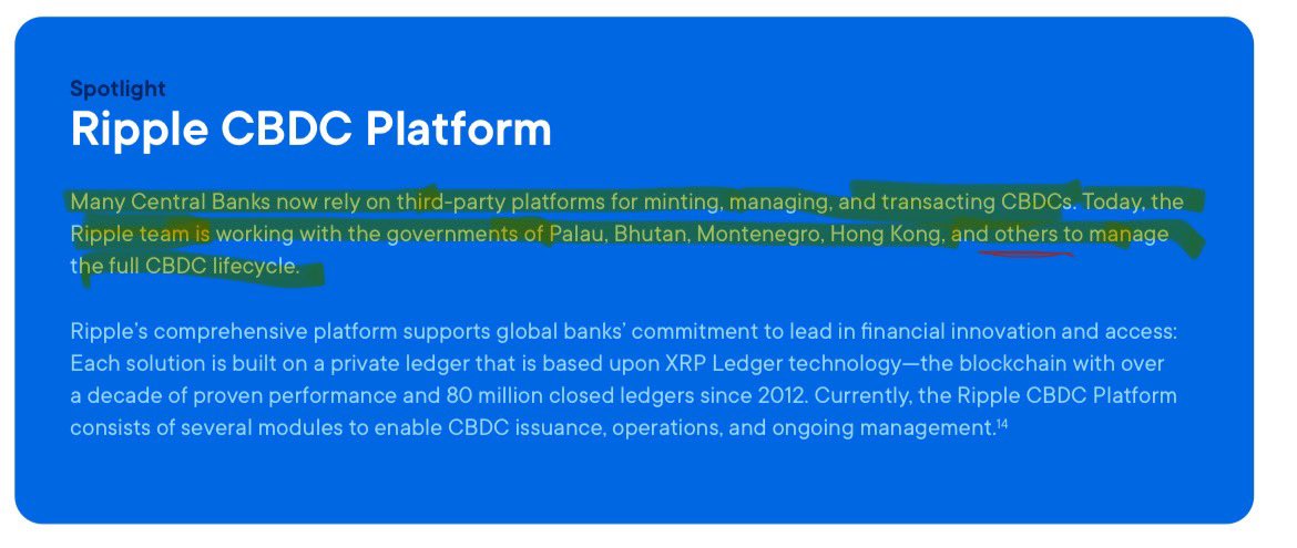 Ripple x The Fed 🇺🇸

The simple statement of using a permissioned semi-distributed architecture speaks volumes.

This allows entities like Ripple, as a trusted technology provider, to manage parts of the wholesale infrastructure, especially settlement layers or tokenization