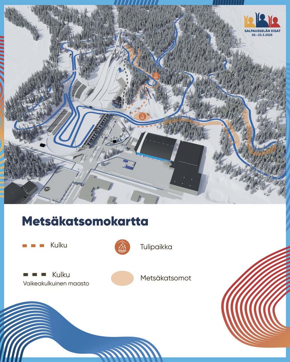 Vinkki kisapäivään: koe kisatunnelma metsäkatsomossa 🥳🌲 

Metsäkatsomossa olet tapahtumien ytimessä – kannusta, nauti ja elä messissä huippuhetkissä!

Tsekkaa katsomoalueet ja reitit kartasta. Nähdään pian! 👋

#lahtiskigames #salpausselänkisat #hiihto #lahti