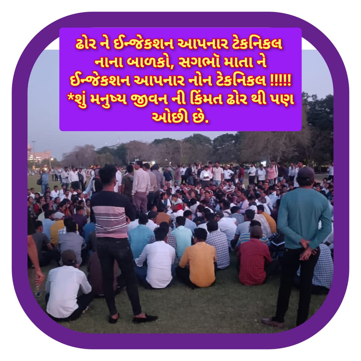 #ટેકનિકલ_પગાર_ધોરણ
#2800_4200_ગ્રેડ_પે 
#Guj_Health_Strike
અમને ભરોસો છે અમારી ગુજરાતની સંવેદનશીલ સરકાર ઉપર અમને ભરોસો છે અમારી સરકાર ઉપર જે તા.૧૩/૦૩/૨૦૨૪ ના અહેવાલ મુજબ MPHW,MPHS,FHW,FHS કેડરને ટેકનિકલ ગ્રેડ પે આપી ન્યાય આપશે
<a href="/irushikeshpatel/">Rushikesh Patel</a>
<a href="/CMOGuj/">CMO Gujarat</a> 
<a href="/Bhupendrapbjp/">Bhupendra Patel</a>