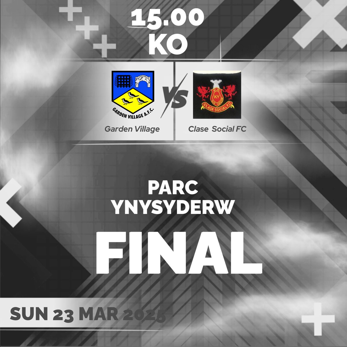 Garden Village AFC (@gardenvillage12) on Twitter photo 🏆YOUTH CUP FINAL🏆 All the best to our youth squad who meet <a href="/clasesocialfc1/">Clase Social FC</a> today in the WWYL Cup Final. KO is 3pm @Parc Ynysyderw, Pontardawe. Come and support the boys 🖤🤍 #uppavillage 🏆YOUTH CUP FINAL🏆 All the best to our youth squad who meet <a href="/clasesocialfc1/">Clase Social FC</a> today in the WWYL Cup Final. KO is 3pm @Parc Ynysyderw, Pontardawe. Come and support the boys 🖤🤍 #uppavillage