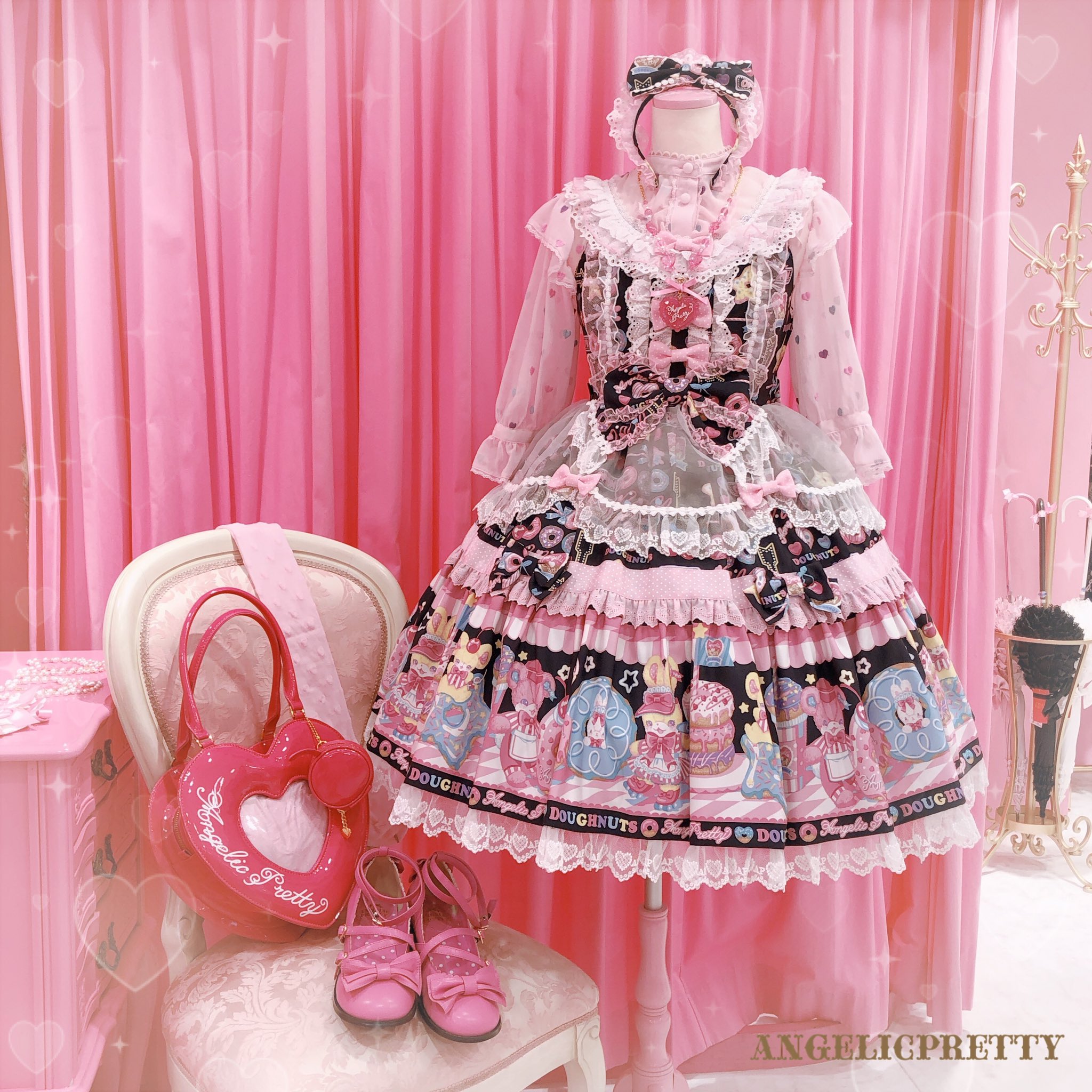 Angelic Pretty✨lovely frill ブラウス サックス Angelic Pretty✨lovely frill ブラウス サックス