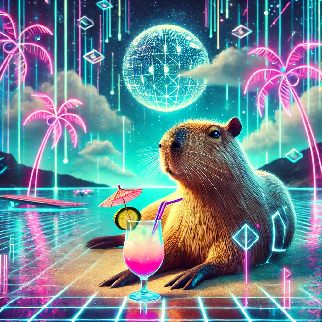 capyboss_meme's tweet photo. Futuristic Relaxation in the Digital World!
Even cyber capybaras need a break!
📲 Join our Telegram: 🔗 https://t.co/3rbUKHFNFr
🌐 Website: 🔗https://t.co/hPvbIJxkrZ
❤️ Like, repost if you dream of this kind of vacation!
#CapyBucks #BNB #BSC #CAPYB #Crypto #Web3 #MeteMask https://t.co/iML1UrFrvF