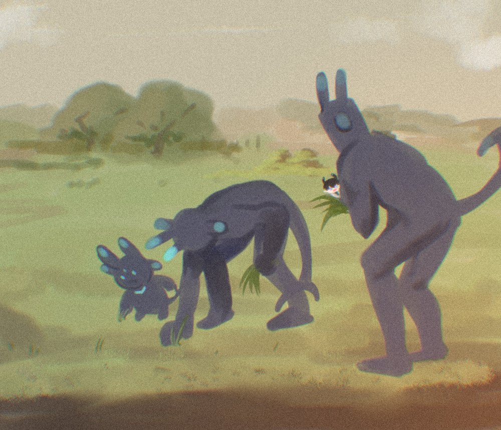 The Renvaderz are good boys, so when Ren's stream comes, they plant grass equal to the amount they have eaten🌳🌿🍀