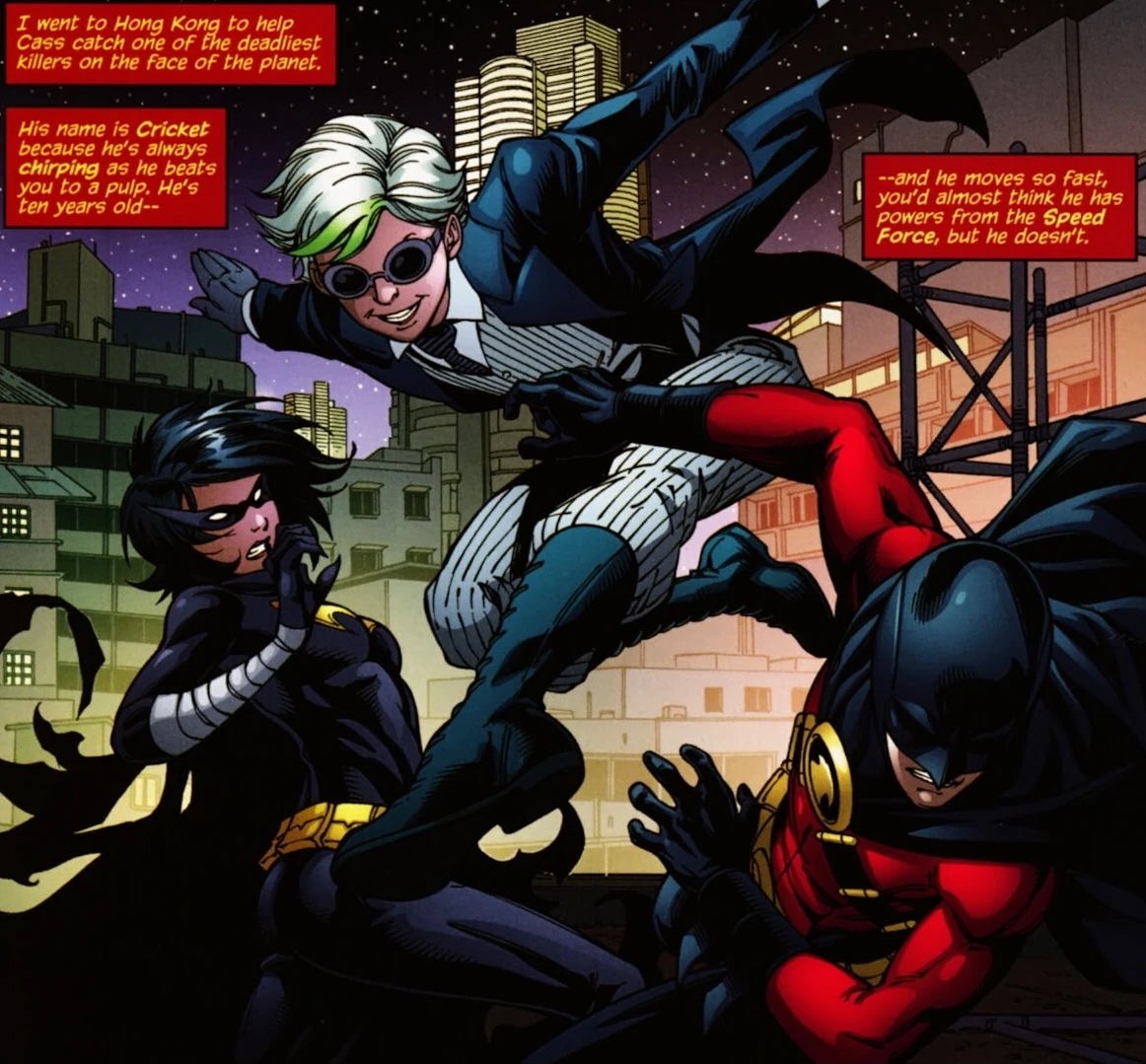 noinuse20102's tweet photo. @ComicGirlAshley Cricket from the 2009 Red Robin solo run https://t.co/h2qADkRyhB