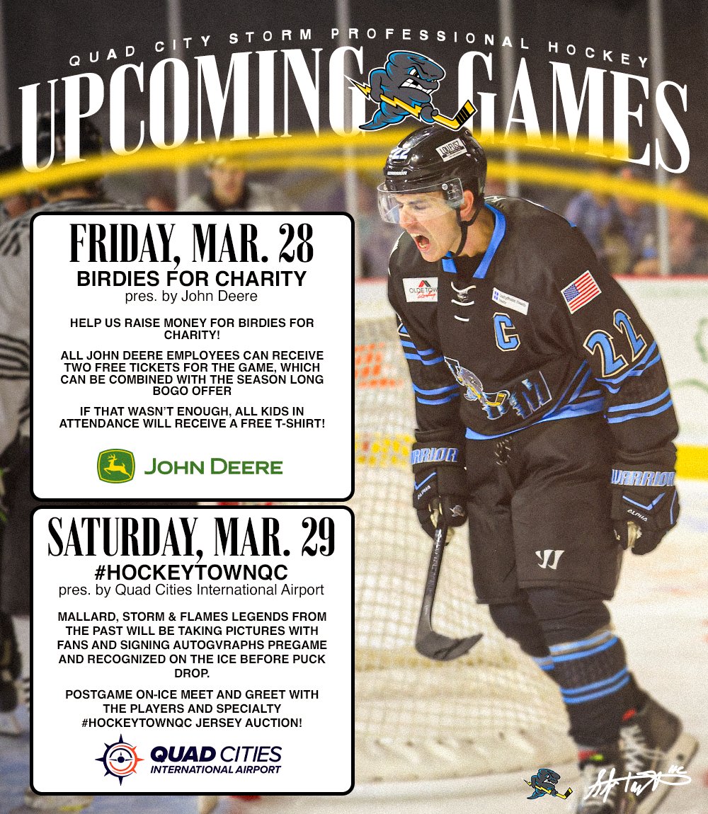 With the chance to clinch a playoffs spot on the line, we need ALL of #StormNation with us this weekend‼️

GET YOUR TICKETS➡️ bit.ly/49WGtJx

#TakeCover