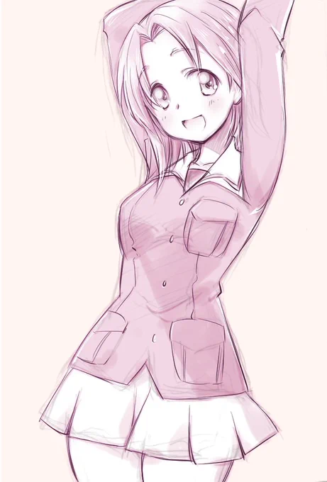 #自分で一番かわいく描けたと思う絵 