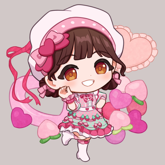 ももいろほっぺのまやおねえさんを描きました！ ももいろほっぺ、画面