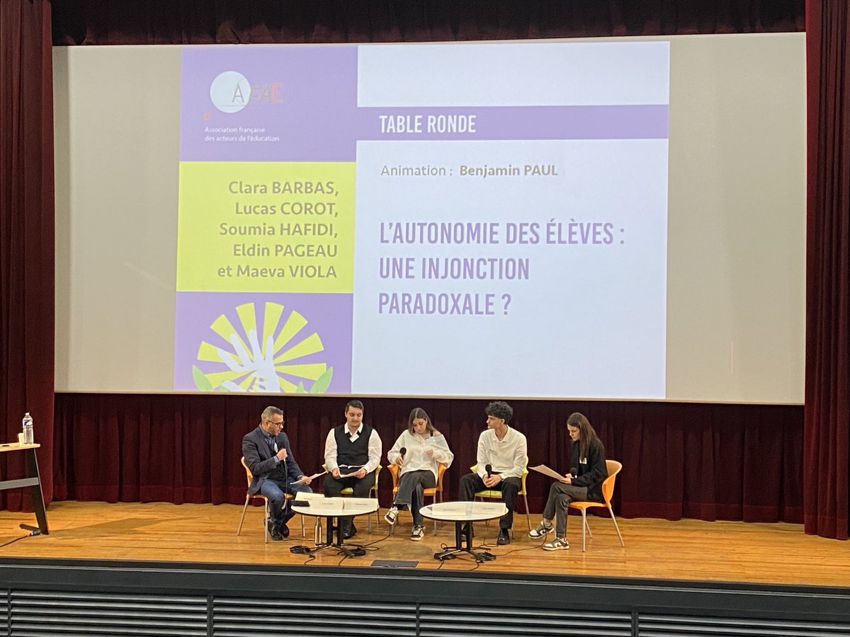 AlineMolina08's tweet photo. 46e colloque de l’AFAE : un concentré d’idées et de réflexions le temps d’un week-end pour nourrir et penser son action au quotidien. ⁦@afae_fr⁩ ⁦@MounierTon28053⁩ https://t.co/Lugr2ZhcOc