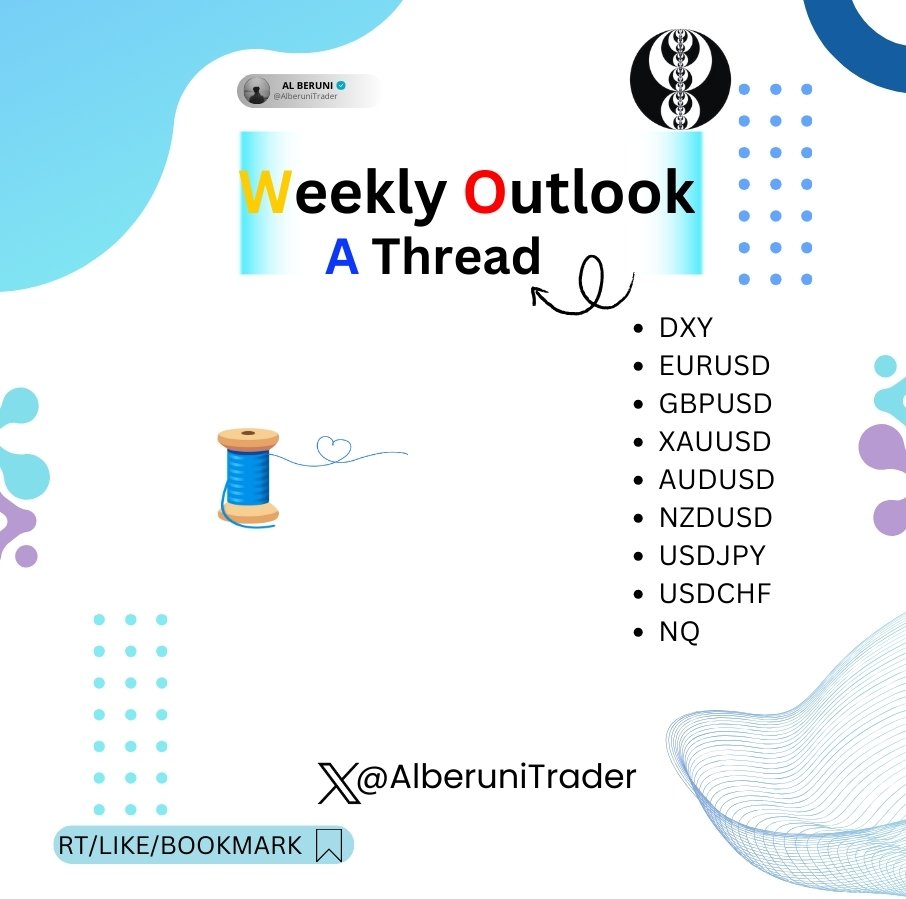 𝗗𝗫𝗬 + 𝗘𝗨 + 𝗚𝗕𝗣 + 𝗫𝗔𝗨 + 𝗔𝗨𝗗 + 𝗡𝗭𝗗 + 𝗝𝗣𝗬 + 𝗖𝗛𝗙 + 𝗡𝗤

𝗪𝗲𝗲𝗸𝗹𝘆 𝗢𝘂𝘁𝗹𝗼𝗼𝗸 : Top down analysis ♻️

A Thread🧵