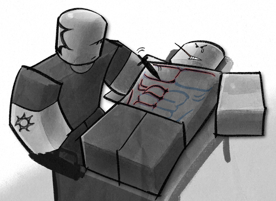 bananacried's tweet photo. tattooing roblox tshirt https://t.co/pf95VpaR9Z