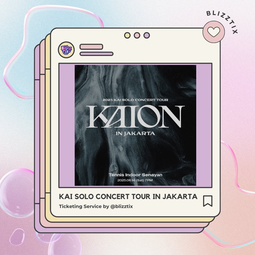 blizztix's tweet photo. 📍Jasa War Tiket Kai Solo Concert Tour In Jakarta🇮🇩

━ Use customer personal data 
━ Self Payment/Pay with @blizztix
━ Fee 150k/tix
━ Presale &amp; Gensale
━ Limited slot
━ Trusted💯

#KAI #카이 #EXO #엑소 #weareoneEXO
#KAION #KAI_KAION
#KAI_SOLO_CONCERT_TOUR #KAIinJKT https://t.co/Cfos8HGGpL