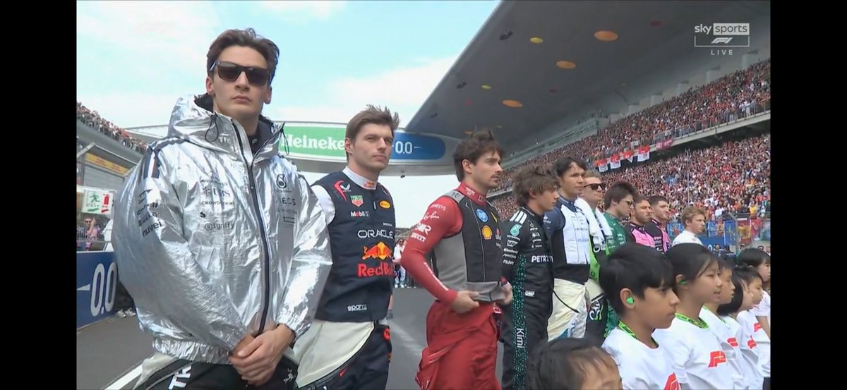 George is ready for his trip to space vibes 

<a href="/GeorgeRussell63/">George Russell</a> 

#F1 #ShanghaiGP