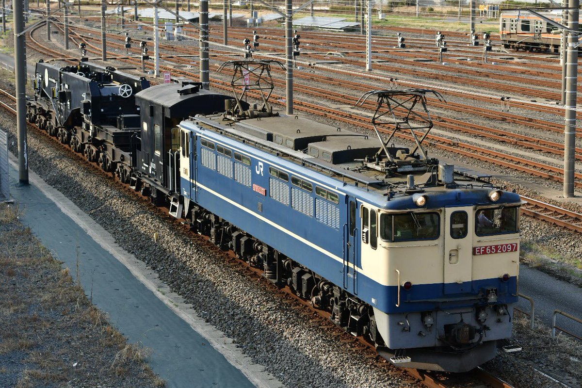 2025/3.23 蘇我送り込み回送 9170レ EF65 2097＋ヨ8629＋シキ801 B1