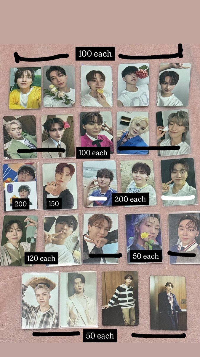 mikkayoonjeon's tweet photo. Wts lfb ph Seventeen random pcs 

Gcash; jnt direct
With discount if getting 5+ pcs 
Please help rt!

🏷️ seventeen joshua hoshi jun woozi the8 seungkwan vernon https://t.co/zoKV586NRD