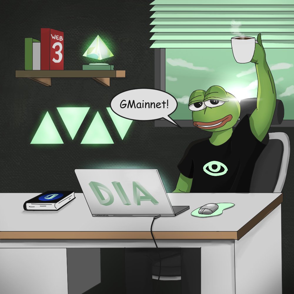 DIAIntern's tweet photo. Admin on seat, coffee in hand, liking all GMainnet tweets till Mainnet goes live.

GMainnet! ☀️ https://t.co/pdNPzz4LRg