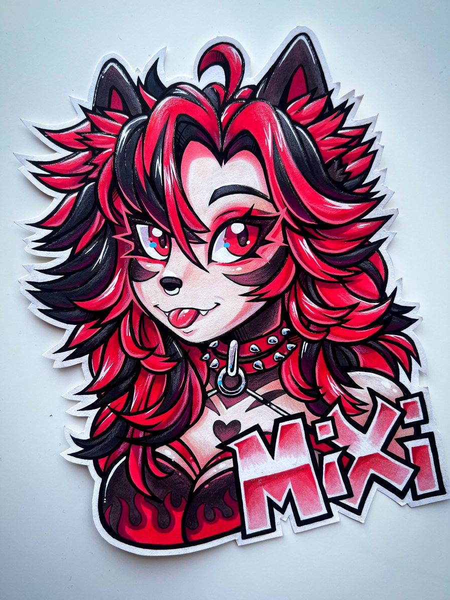 Muttasaur's tweet image. Traditional badge for @MissMixi ❤️‍🔥