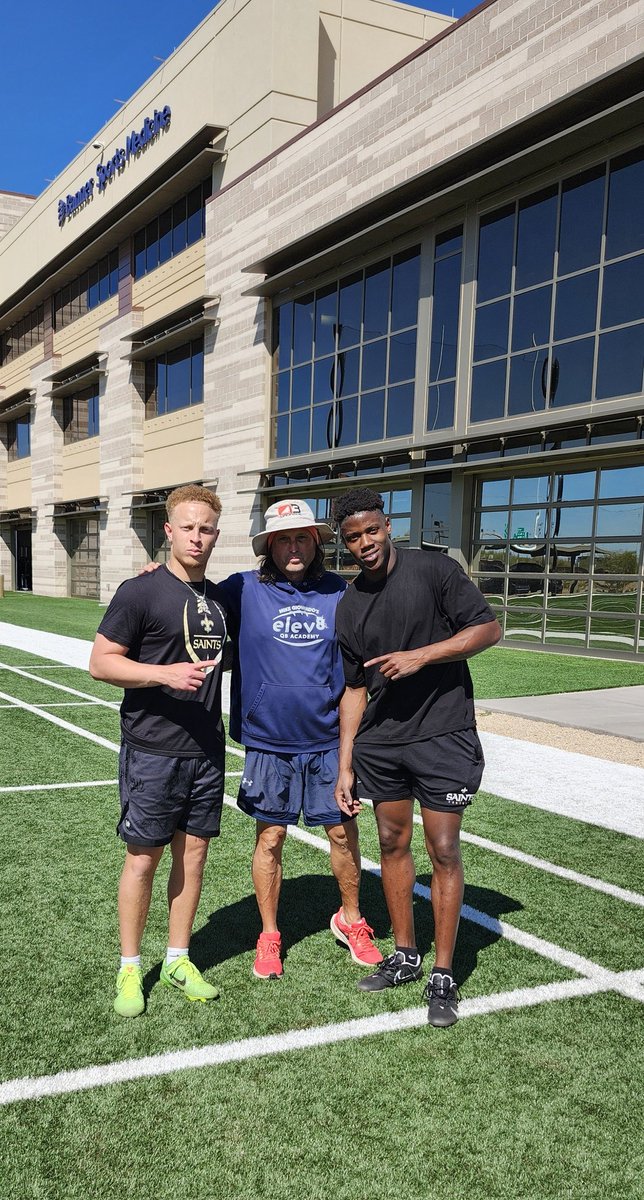 Mike Giovando (@elev8qbacademy) on Twitter photo Great to have the opportunity to have <a href="/SpencerRattler/">Spencer Rattler</a> <a href="/Ka_szn/">Kevin Austin Jr</a> <a href="/Saints/">New Orleans Saints</a> working together on Friday! Thank you again at banners Sports Medicine in Scottsdale for letting us get work we really appreciate it! <a href="/quarterbackmag/">Quarterback Magazine</a> Great to have the opportunity to have <a href="/SpencerRattler/">Spencer Rattler</a> <a href="/Ka_szn/">Kevin Austin Jr</a> <a href="/Saints/">New Orleans Saints</a> working together on Friday! Thank you again at banners Sports Medicine in Scottsdale for letting us get work we really appreciate it! <a href="/quarterbackmag/">Quarterback Magazine</a>