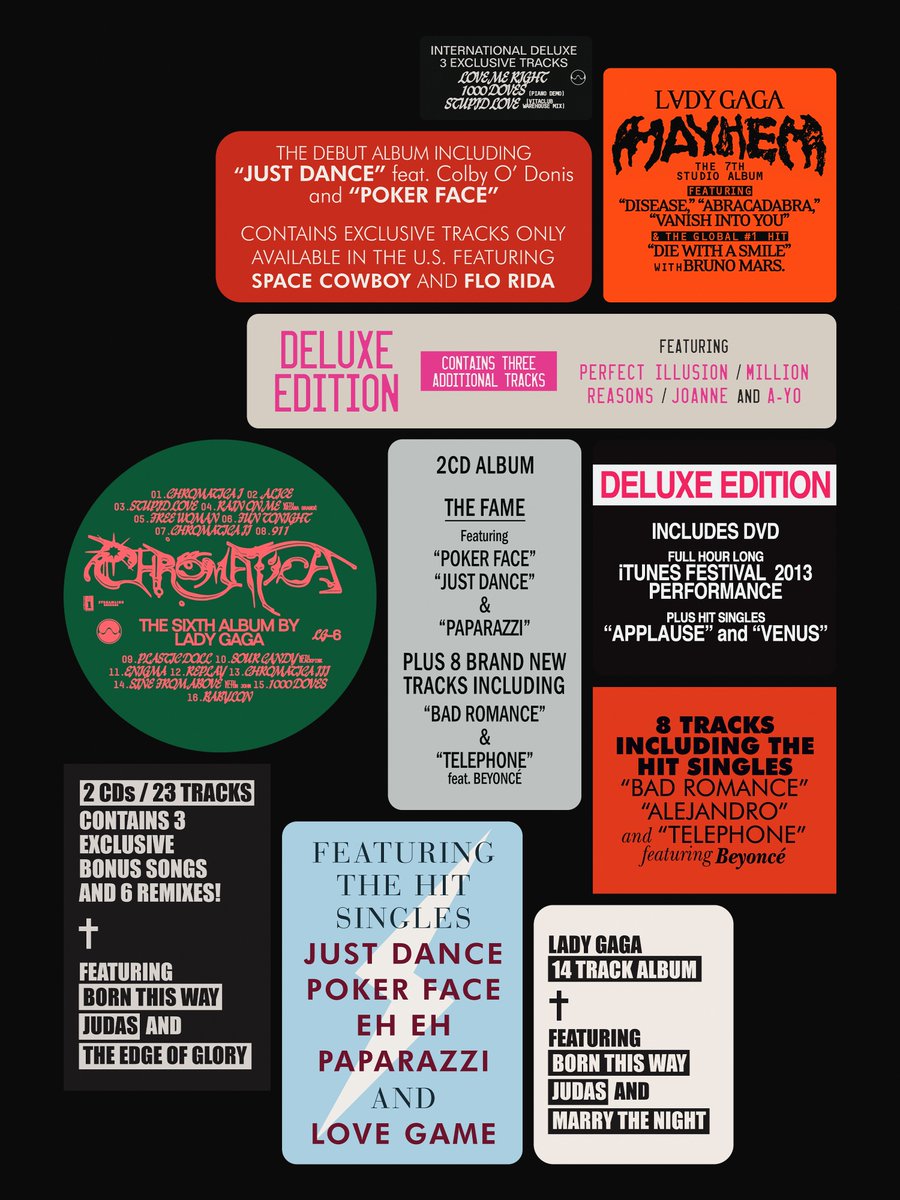 warholkillah's tweet photo. some of Lady Gaga's album HYPE stickers recreated: https://t.co/FwhwzcLKtn
