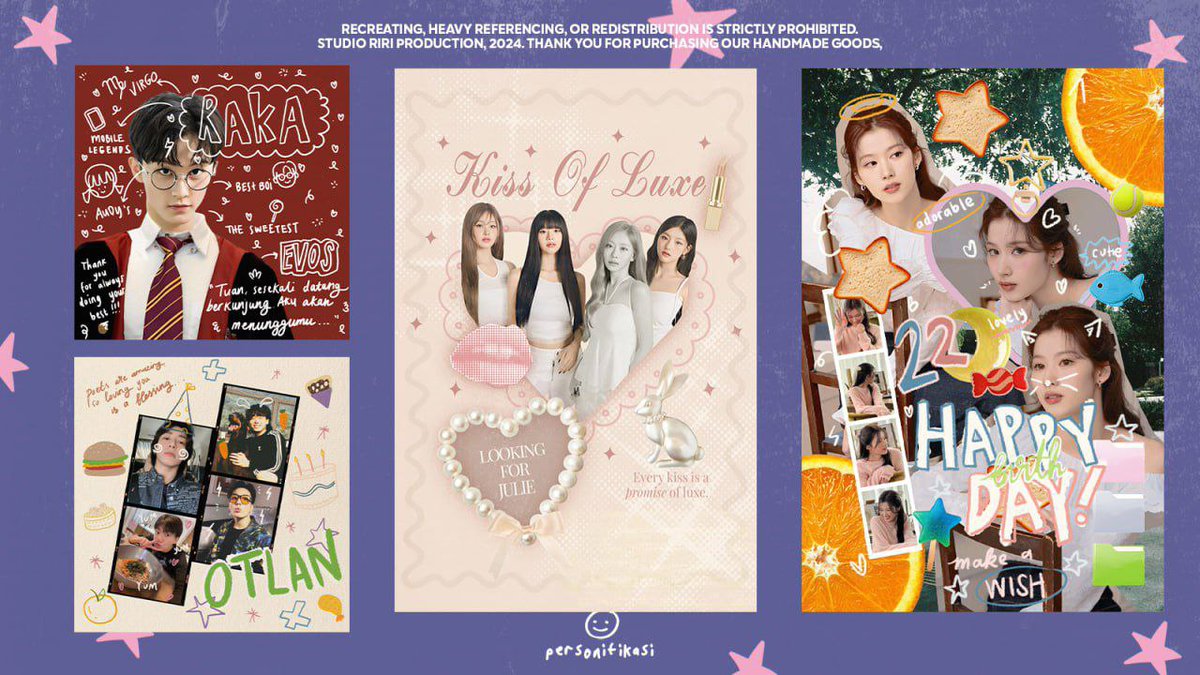 (HELP RT?)

Personifikasi masih open untuk layout, custom twibbon, coret-coret, rp sq needs, rent needs, anniversary mensive needs, pl, wm, dll. Boleh langsung DM aja buat tanya-tanya ya! 💓🥰

#zonauang #zonajajan #zonaba