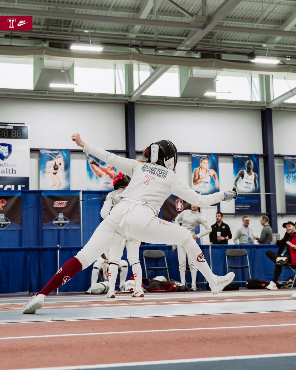 More action coming up in State College!

🆚 NCAA Championships
📍 University Park, Pa.
🏟️ Penn State's Multi-Sport Facility
🕕 9 AM
📺 GoPSUtv (YouTube) | ESPN+ (1:30 PM)

#GoOwls #fencing