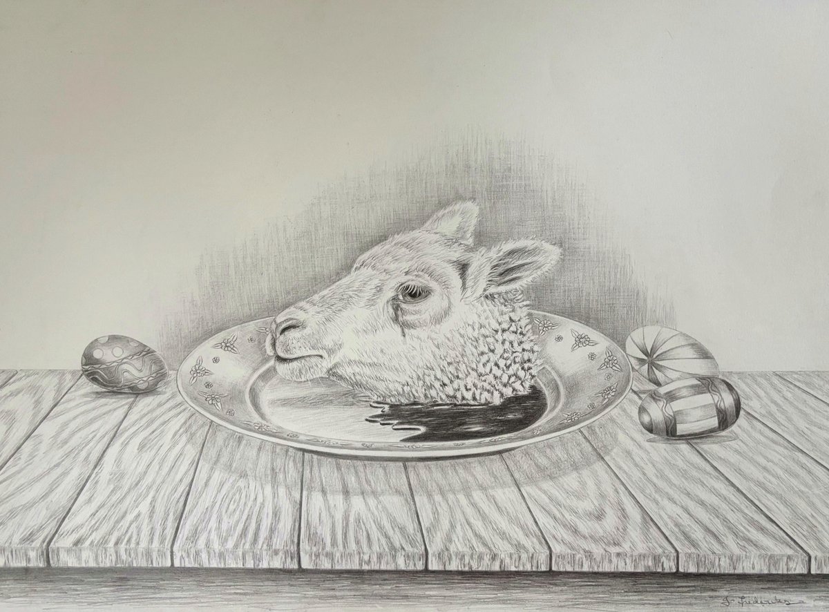 Violence of the Lambs

#AnimalRights #art #vegan #artist