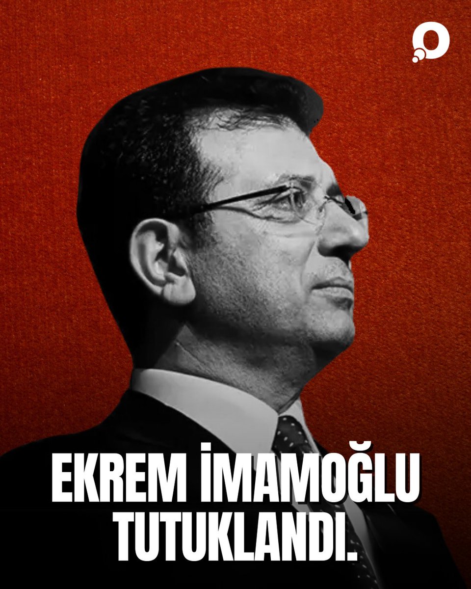 onedio's tweet photo. Ekrem İmamoğlu tutuklandı. https://t.co/QHU8LUzrqf