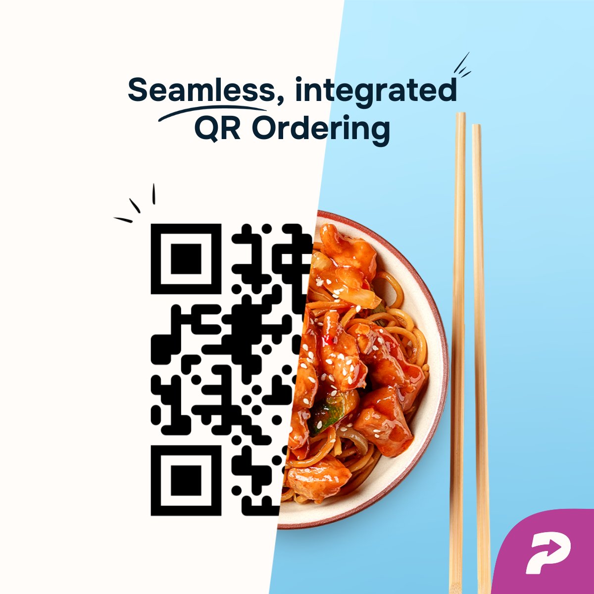 🍜 Seamless QR ordering with PushPOS! Scan, order, and enjoy – no wait! Transform your restaurant at pushpos.com