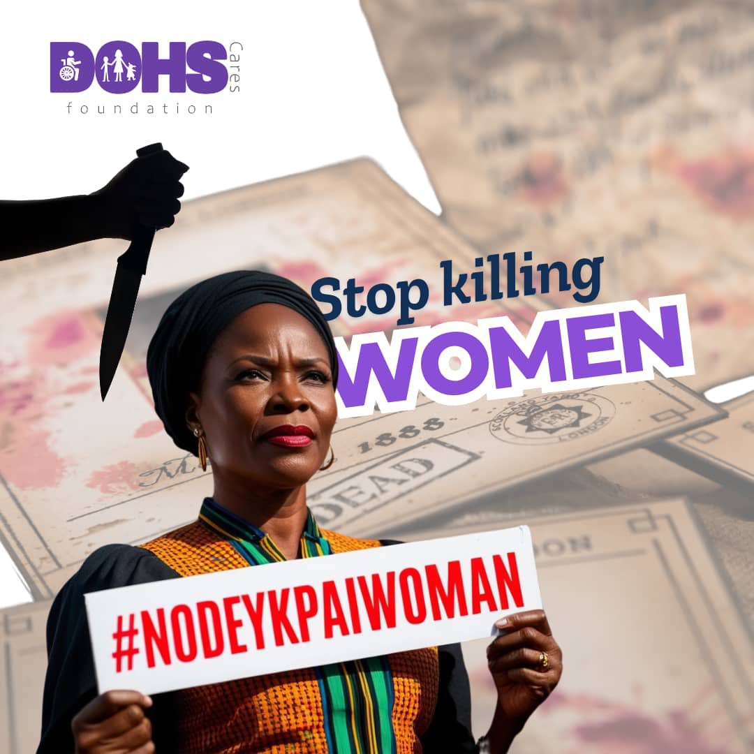 DOHScares's tweet photo. A 38 year old unnamed woman is now the 43rd reported victim of Femicide in Nigeria in 2025.
She was stabbed to death by her husband, Peter Dike in their home in Oke Ila Ilogbo, Lagos state, on the 19th of March 2025.
Again, home is the most dangerous place for a woman to be. https://t.co/lf3aWWWHAe