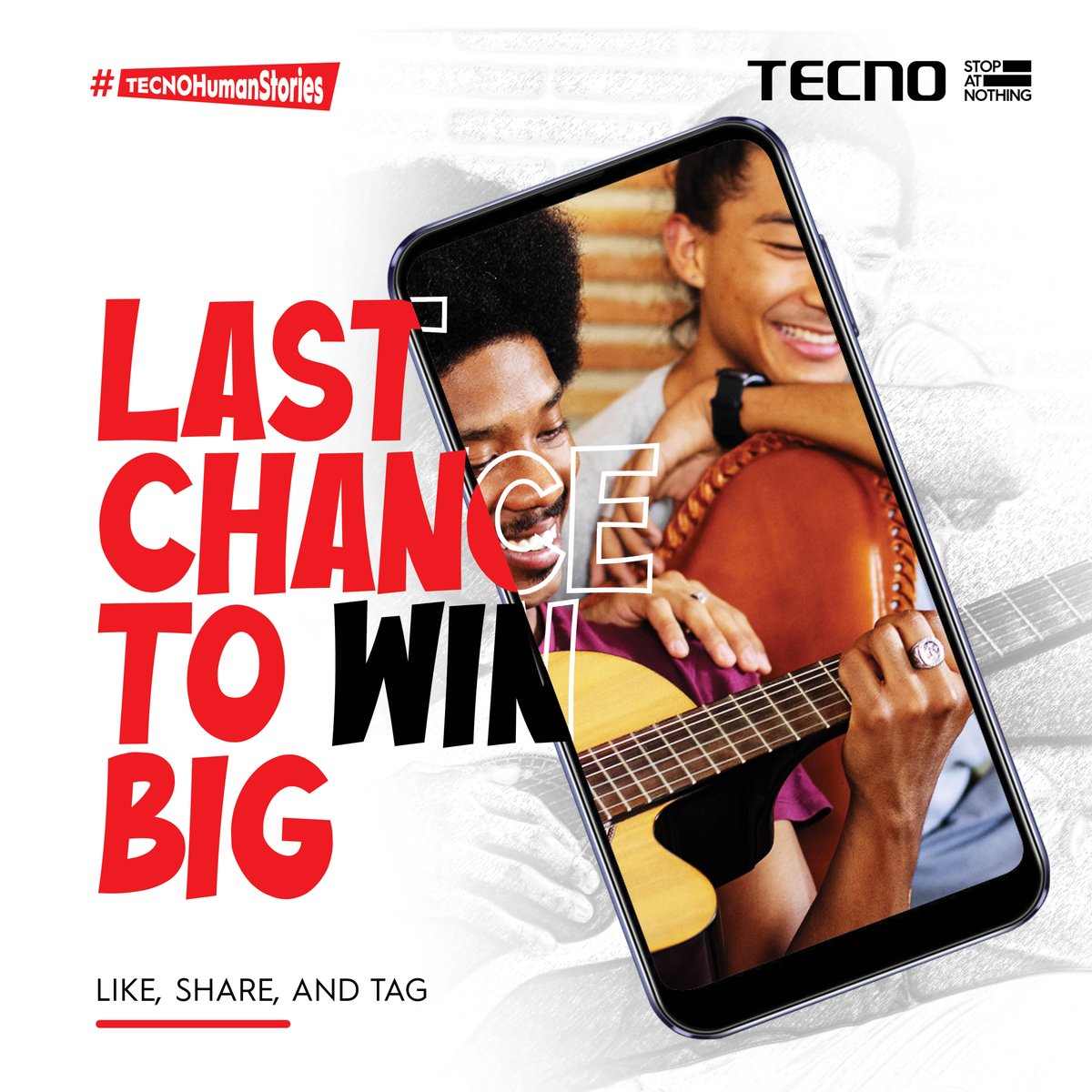 TECNOMobileSA's tweet photo. Last chance to enter—competition closes tonight!

🔵 Tell us a story you wish to pass on to the next generation with #TECNOHumanStories.
🔵 Like, share, and tag a friend before it's too late!
🔵 Winners announced 26 March.

#TECNO #SPARK20 #TECNOSPARK20 #StopAtNothing https://t.co/pfI7RqSgzJ