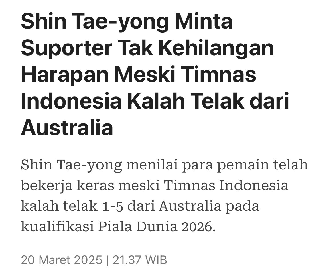 Yang satu statusnya pelatih tapi belum main udah pesimis, yang satu bahkan udah ga melatih tapi masih optimis. Levels. Get away from my NT, Patrick!
