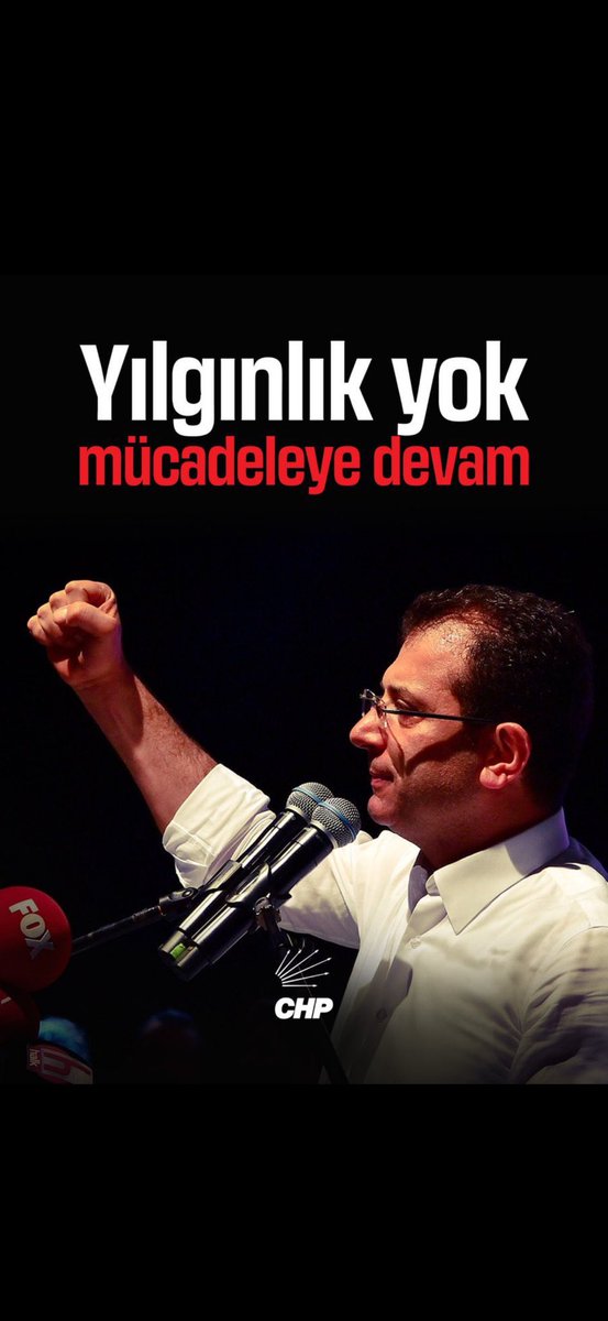 Bu isin sonu da zafer olacak, bu devran elbet dönecek! <a href="/herkesicinCHP/">CHP 🇹🇷</a> <a href="/ekrem_imamoglu/">Ekrem İmamoğlu</a>