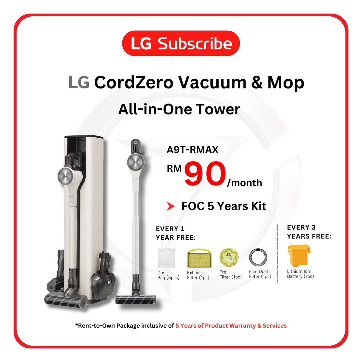 lgsubscribe's tweet photo. Have you maintained your LG CordZero Vacuum Cleaner yet?

Here are some easy step-by-step guide on self-servicing your unit 😊

Get your vacuum now:
https://t.co/yAA6ViGLVe

#LGMalaysia #LGEMalaysia #LifesGood #LGSubscribe #LGHasItAll #WideVariety #HomeAppliance https://t.co/PlOWJ3F7Su