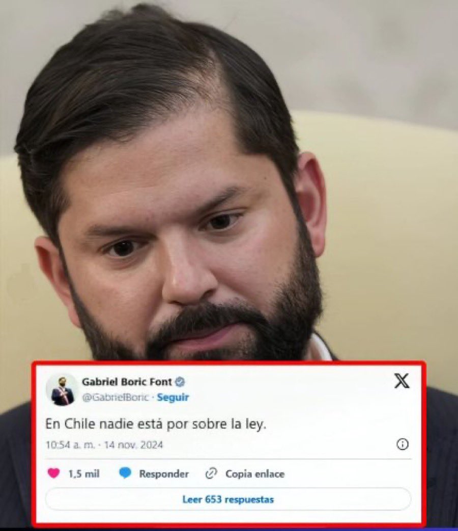 AltoBonitonn's tweet image. Solo un comentario de la Hiena tránsfugas y Corrupta de @KarolCariola 
Bastó para derribar a este #GobiernodeChile Asqueroso 🤢 🤮 plagado de ineptos y Corruptos!
Haciendo aguas de aquí en adelante, según la chanta de Cariola, son todos unos Sinvergüenzas y desagradables plasta