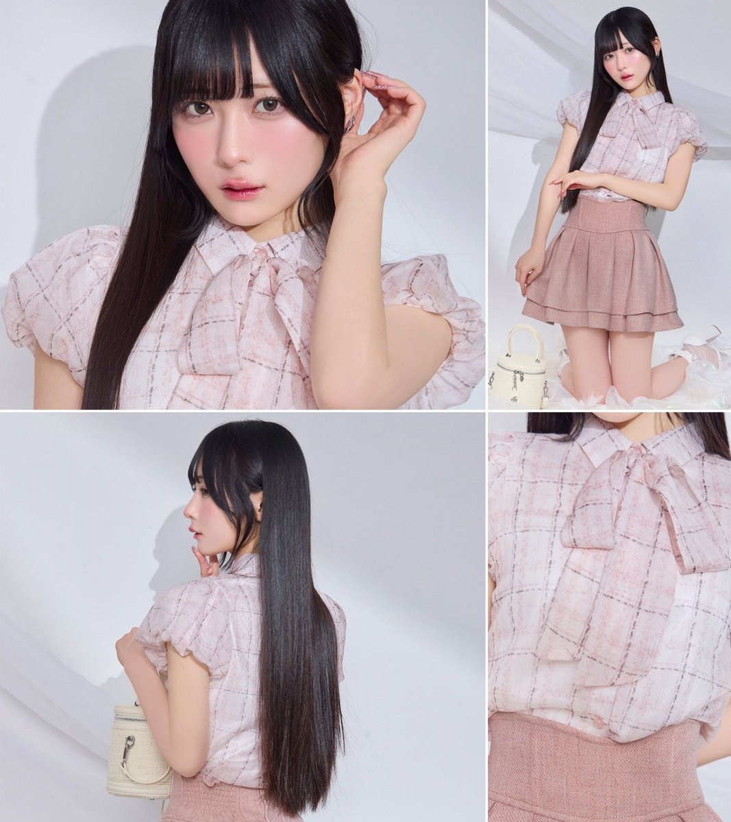 明日3/24(月)12:00~新作TOPS発売🎀🩷 ＼ ふんわり女の子らしい春夏