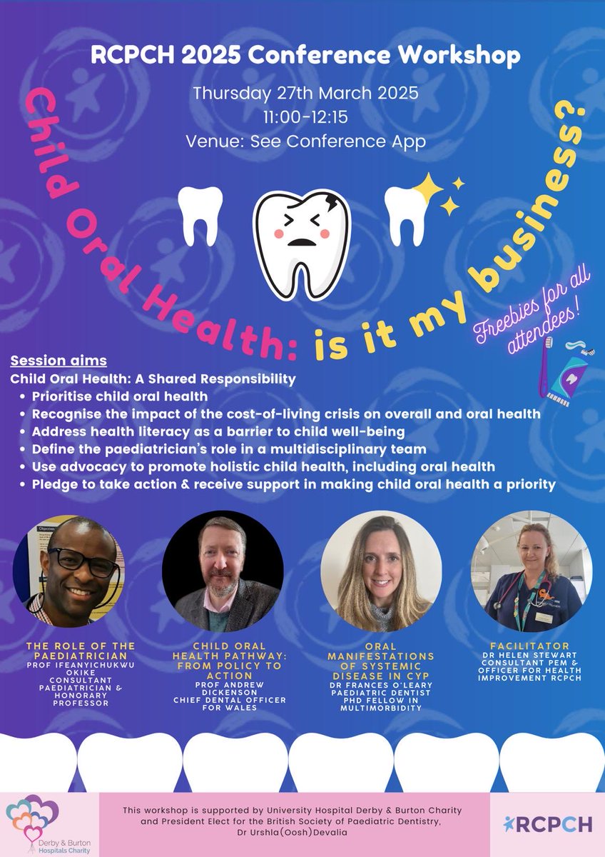 Ifeanyi okike (@worldzico) on Twitter photo Are you attending d RCPCH25 conference? Pls do not miss d workshop on Thurs 27/3@11am. Child oral health: is it my business?<a href="/CDOWales/">Andrew Dickenson</a> <a href="/bspduk/">BSPD</a> <a href="/ooshie101/">Oosh Devalia 🏴</a> <a href="/fwoleary1/">Frances O'Leary</a> <a href="/RCPCHtweets/">RCPCH</a>.<a href="/hospitalcharity/">Derby & Burton Hospitals Charity 💙</a> & <a href="/OraNurse/">oraNurse</a> 4 surprise 🎁 🙏. Are you attending d RCPCH25 conference? Pls do not miss d workshop on Thurs 27/3@11am. Child oral health: is it my business?<a href="/CDOWales/">Andrew Dickenson</a> <a href="/bspduk/">BSPD</a> <a href="/ooshie101/">Oosh Devalia 🏴</a> <a href="/fwoleary1/">Frances O'Leary</a> <a href="/RCPCHtweets/">RCPCH</a>.<a href="/hospitalcharity/">Derby & Burton Hospitals Charity 💙</a> & <a href="/OraNurse/">oraNurse</a> 4 surprise 🎁 🙏.