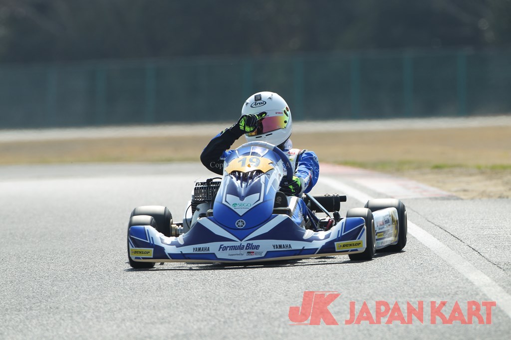 鈴鹿選手権第1戦結果速報 Cadet 優勝：下羅貴斗、2位：久田朱馬、3位