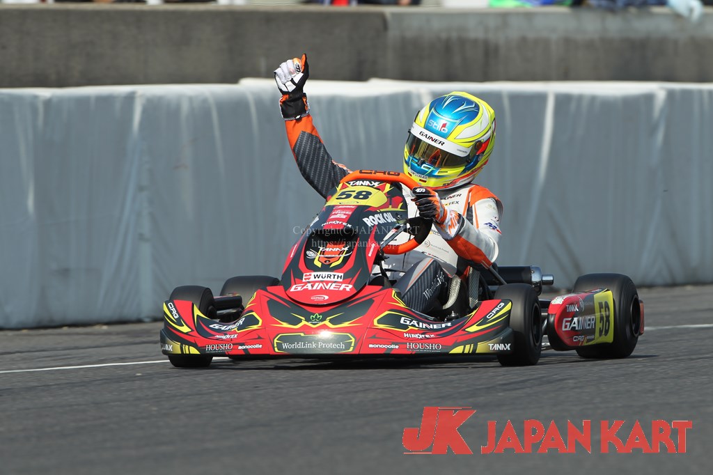 鈴鹿選手権第1戦結果速報 Cadet 優勝：下羅貴斗、2位：久田朱馬、3位