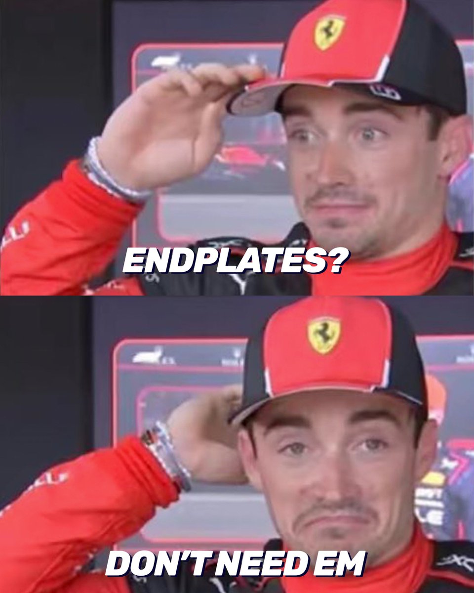 Leclerc holding position with no left endplate: