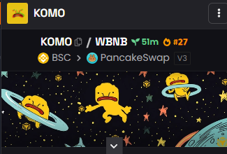 komoonbnb's tweet photo. DEX PAID.

Burning is just the beginning.

Keep building.

As KOMO said:

The Redemption of @BNBCHAIN 

 time, Meme won't be your puppet no more, fam!"
#komo https://t.co/MbrwfIK38B