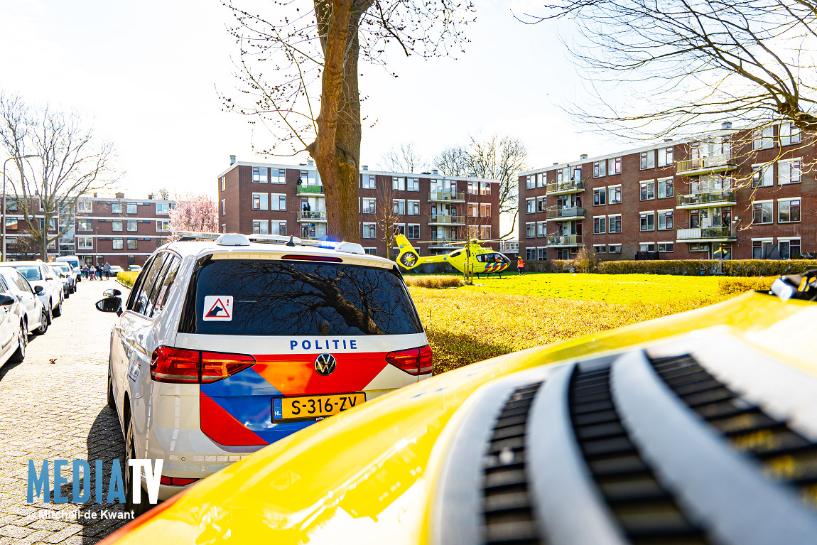 112 melding Kind valt van eerste verdieping in Ridderkerk