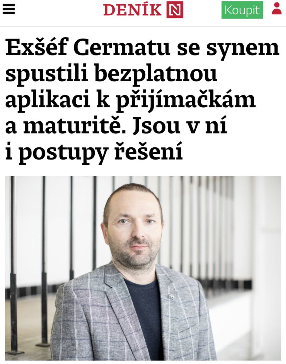 🤷‍♂️ Kdo má v Česku největší šanci se dostat na gymnázia? Deváťáci, jejichž rodiče mají na to jim platit přípravné kurzy na přijímačky. 😒 Ministerstvo školství by mělo aktivně odstraňovat NEROVNOSTI ve vzdělávání a zvyšovat jeho DOSTUPNOST, třeba tvorbou on-line výukových