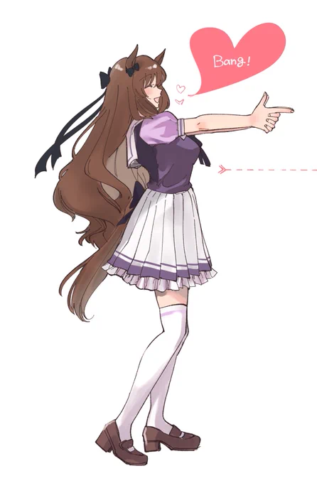 #自分で一番かわいく描けたと思う絵 