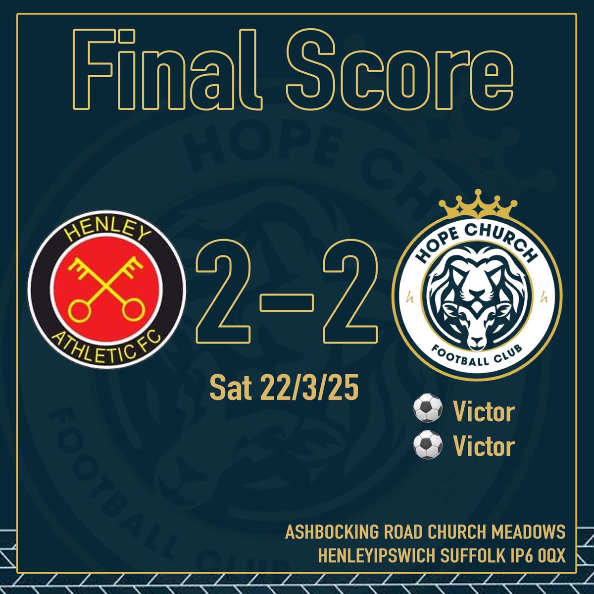 Hope Church FC (@hopechurch_fc) on Twitter photo 