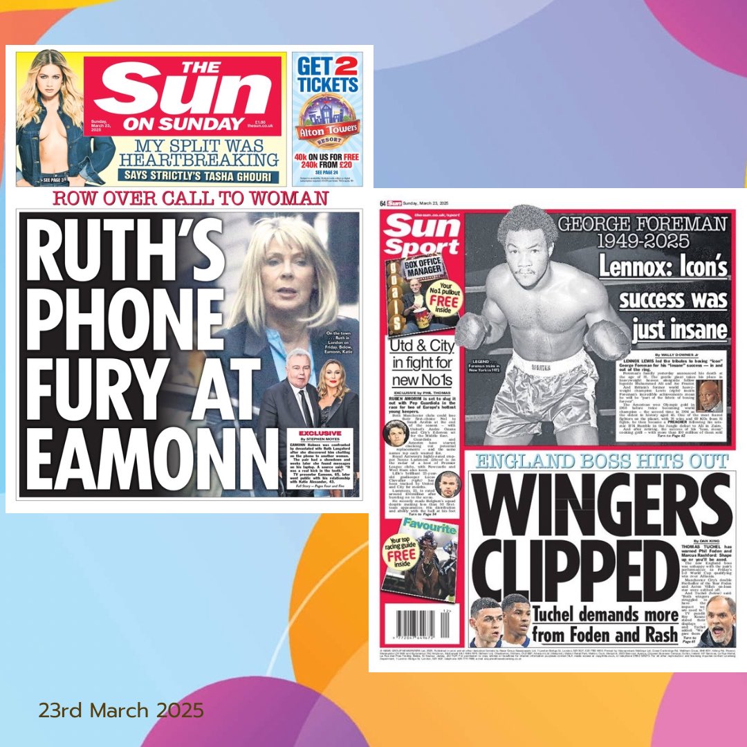 cfbcity_'s tweet photo. Sun on Sunday front and back page
#frontpagestoday #backpages #TomorrowsPapersToday #SundayPapers https://t.co/gVxLFCp3BU