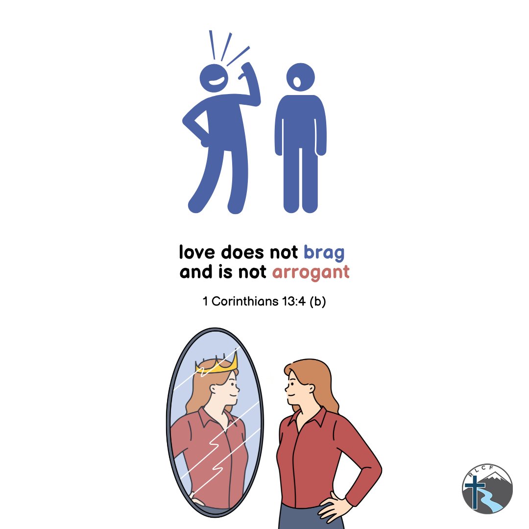 RLCF_Verses's tweet photo. Primary class memory verse for Mar 23, 2025 week: "love does not brag and is not arrogant..." - 1 Corinthians 13:4 (b) https://t.co/9yOzt0eC74