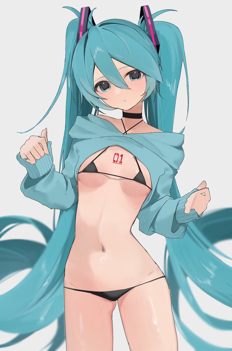 koko__niiru's tweet photo. 癖を詰め込んだミク　#初音ミク https://t.co/DT550QxsoM