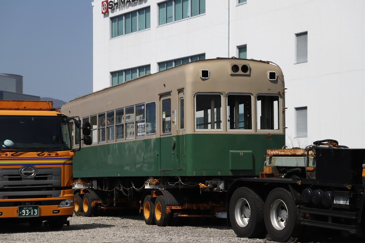 U5032_M's tweet photo. 惜別　103号車

とうとう去ってしまいました。
馴染みの電車が消えるのは寂しい限りです。
#嵐電 https://t.co/IFTpKNvHVr